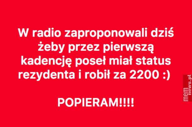 Kto popiera niech da lajka