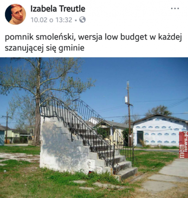Oto niskobudżetowa wersja pomnika smoleńskiego dla każdej gminy