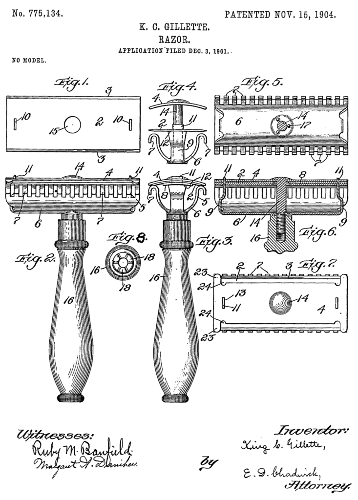 https://upload.wikimedia.org/wikipedia/commons/4/4e/Gillette_razor_patent.png