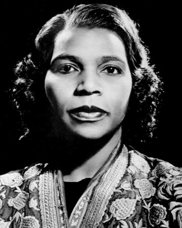 Singer Marian Anderson