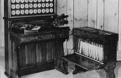 Hollerith 1890 Census tabulator