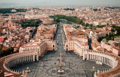 aerial photography of city