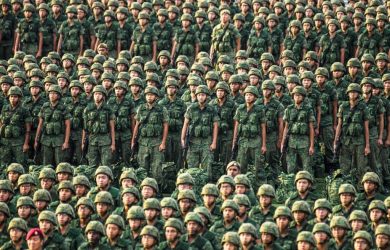 group of army standing outdoor