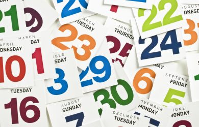 Daty kalendarzowe