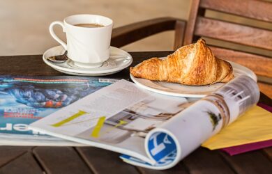 Close-up of Coffee Cup on Table